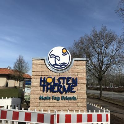 Mauerabdeckung Holstentherme